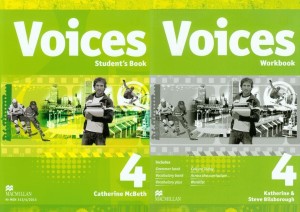 Voices 4 Student’s Book Podręcznik + ćwiczenie Workbook [Macmillan]