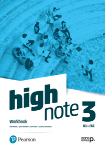 High Note Workbook - Poziom 3, B1+/B2, język angielski, zeszyt ćwiczeń, szkoła ponadpodstawowa [Pearson]
