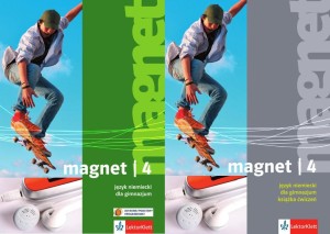 Magnet. część 4, gimnazjum. Język niemiecki. Podręcznik (+2CD) + ĆWICZENIE [Lektorklett]