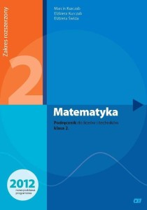 Matematyka. Klasa 2, liceum i technikum. Podręcznik. Zakres rozszerzony [Paz]