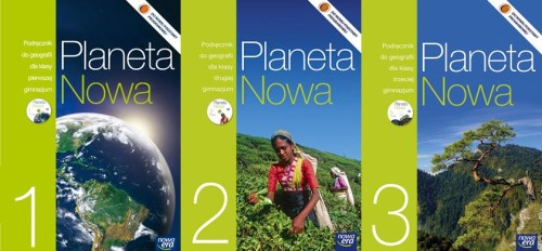Podręcznik używany - stan wzorowy - Planeta Nowa. Komplet: Część 1,2,3