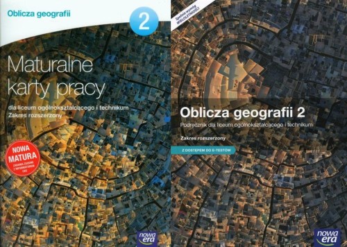 Oblicza geografii 2 Podręcznik+ Maturalne karty pracy dla liceum