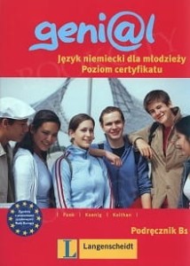 Podręcznik używany - stan dobry - Język niemiecki, Genial B1, podręcznik z ćwiczeniami, Langenscheidt