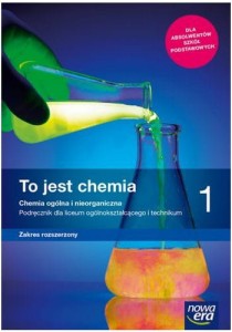  Podręcznik używany-stan dobry.To jest chemia 1 Chemia ogólna i nieorganiczna. Podręcznik dla liceum ogólnokształcącego i technikum. Zakres rozszerzony.  Szkoła ponadpodstawowa [Nowa Era]
