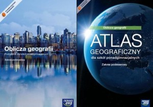 Podręcznik używany - stan wzorowy - Oblicza geografii. Klasa 1, szkoły ponadgimnazjalne. Geografia. Podręcznik  + Atlas geograficzny + CD! Zakres podstawowy [Nowa Era] 