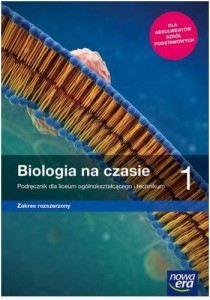 Podręcznik używany - stan dobry. Biologia na czasie 1 Podręcznik dla liceum ogólnokształcącego i technikum, zakres rozszerzony. Szkoła ponadpodstawowa [Nowa Era] 