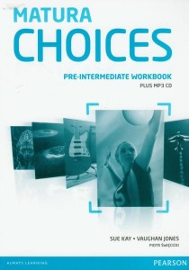 Podręcznik używany - Stan wzorowy - Matura Choices Pre-Intermediate Workbook with MP3 CD 